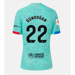 Barcelona Ilkay Gundogan #22 Replica Third Stadium Shirt 2023-24 Short Sleeve